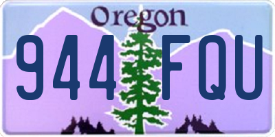 OR license plate 944FQU