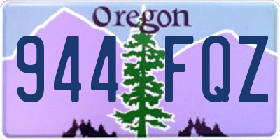 OR license plate 944FQZ