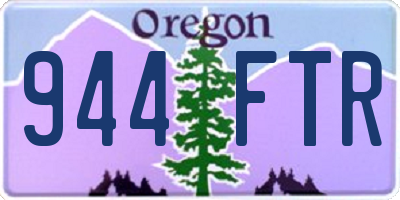 OR license plate 944FTR