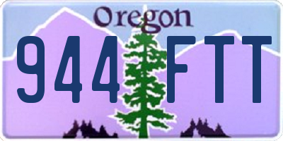 OR license plate 944FTT