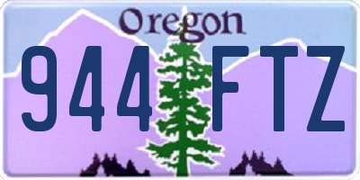 OR license plate 944FTZ