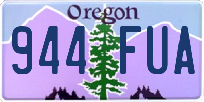 OR license plate 944FUA