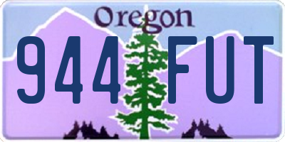OR license plate 944FUT