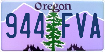 OR license plate 944FVA