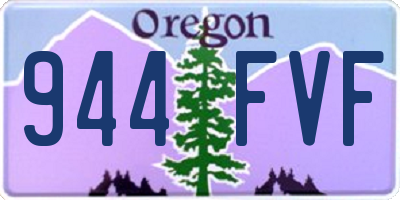 OR license plate 944FVF