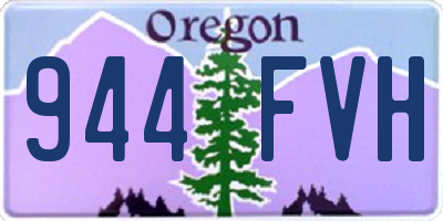 OR license plate 944FVH
