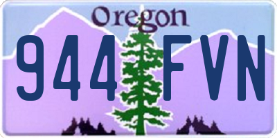 OR license plate 944FVN