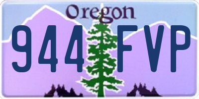 OR license plate 944FVP