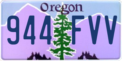 OR license plate 944FVV