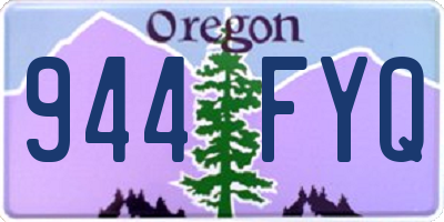 OR license plate 944FYQ