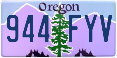 OR license plate 944FYV