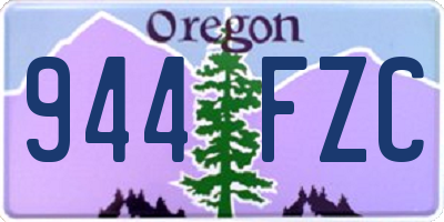 OR license plate 944FZC