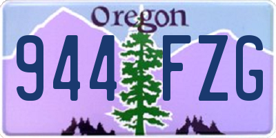 OR license plate 944FZG