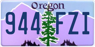 OR license plate 944FZI
