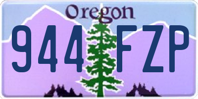 OR license plate 944FZP