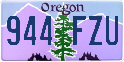 OR license plate 944FZU
