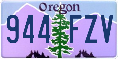 OR license plate 944FZV