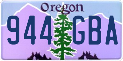 OR license plate 944GBA