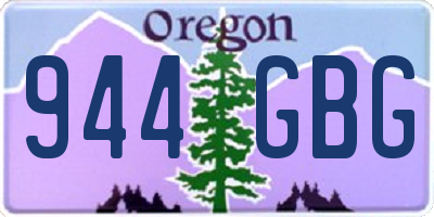 OR license plate 944GBG
