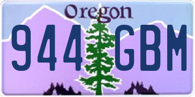 OR license plate 944GBM