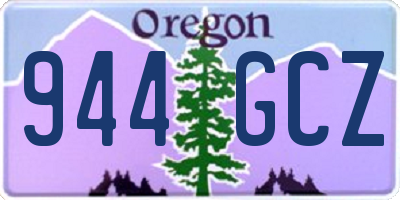 OR license plate 944GCZ