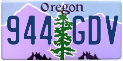 OR license plate 944GDV