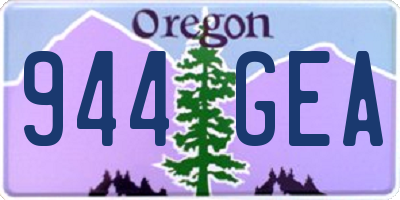 OR license plate 944GEA