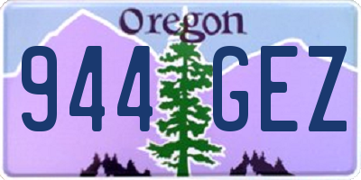 OR license plate 944GEZ