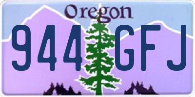 OR license plate 944GFJ
