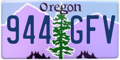 OR license plate 944GFV