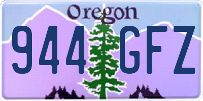 OR license plate 944GFZ