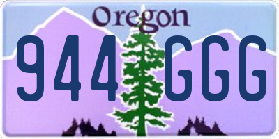 OR license plate 944GGG