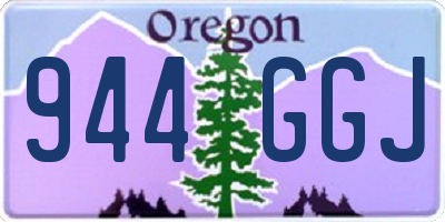 OR license plate 944GGJ
