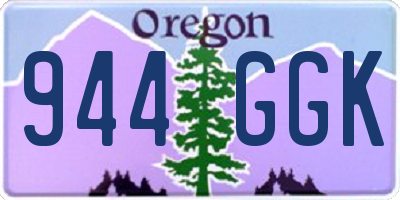OR license plate 944GGK