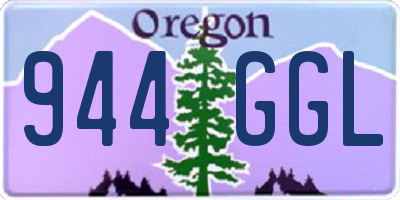 OR license plate 944GGL