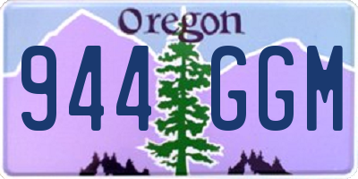 OR license plate 944GGM