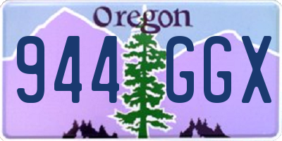 OR license plate 944GGX
