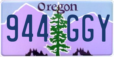 OR license plate 944GGY