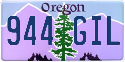 OR license plate 944GIL