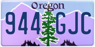 OR license plate 944GJC