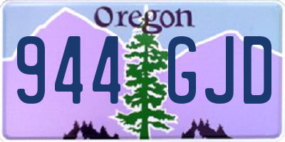 OR license plate 944GJD