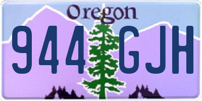 OR license plate 944GJH