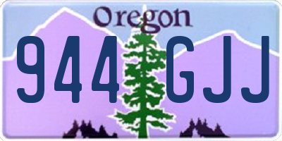 OR license plate 944GJJ