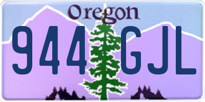 OR license plate 944GJL