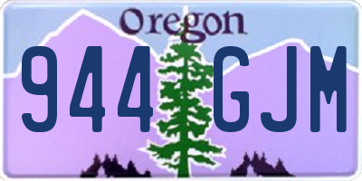 OR license plate 944GJM