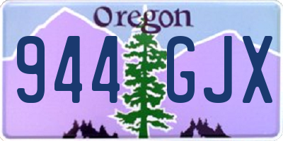 OR license plate 944GJX