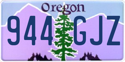 OR license plate 944GJZ