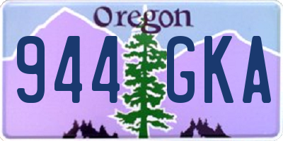 OR license plate 944GKA