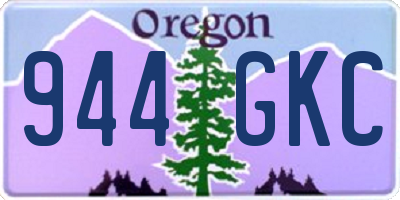 OR license plate 944GKC