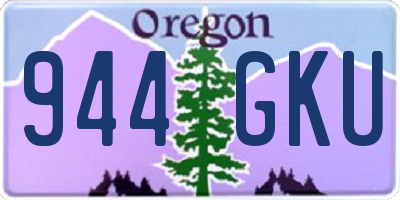 OR license plate 944GKU